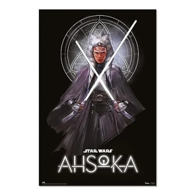 Image of Grupo Erik Disney Star Wars Ahsoka 2 Poster 36 x 24 inches / 91.5 61 cm Shipped Rolled Up Cool Posters Art &amp; Prints Wall