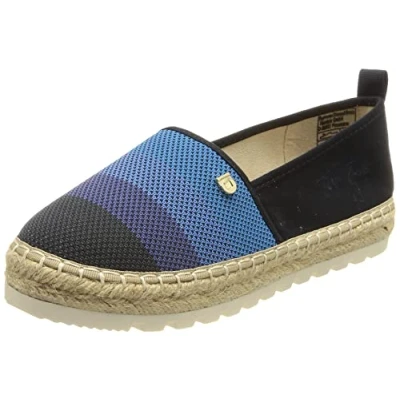 Image of TOM TAILOR Women&#039;s 3296909 Loafer, Navy, 5 UK