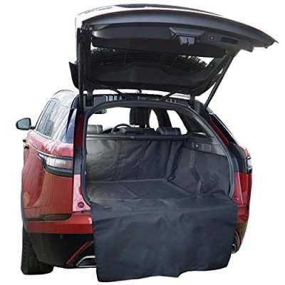 Image of UK Custom Covers BL365 Tailored Waterproof Boot Liner Mat Black Fits Range Rover Velar (2017 Onwards)
