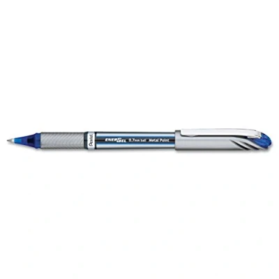 Image of BL27 Pentel EnerGel Liquid Gel Rollerball Pen Pack of 6, Blue