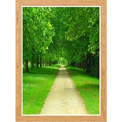 Image of Oak Photo Frames Picture Poster Real Wood Glass Modern Frame 750mm x 550mm