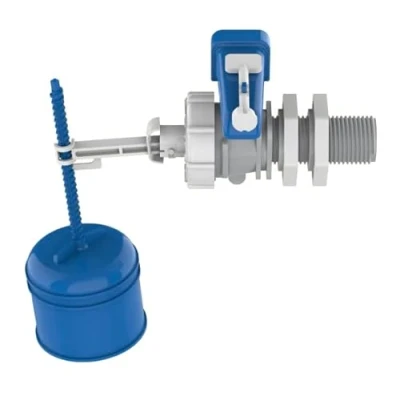 Image of Professional Dudley Hydroflo Equilibrium Float Valve with Plastic tail Side Entry Inlet 1/2&quot; BSP 313079