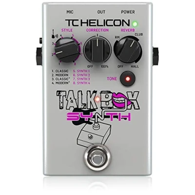 Image of TC Helicon Talkbox SYNTH Studio Quality Stompbox for Guitar Effects and Vocal Tone Polishing, Compatible with PC Mac