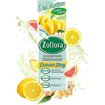 Image of Zoflora Concentrated Disinfectant Lemon Zing 250ml