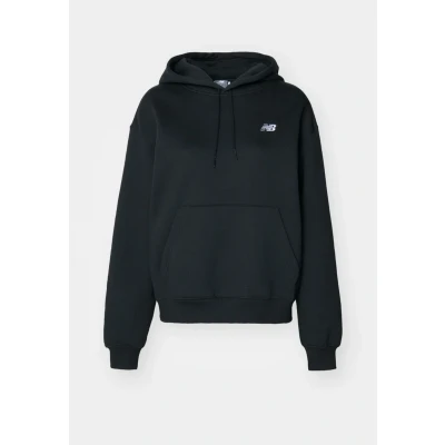 Image of New Balance Sport Essentials Hoodie Sweatshirt, Women&#039;s, Size: Medium, Black