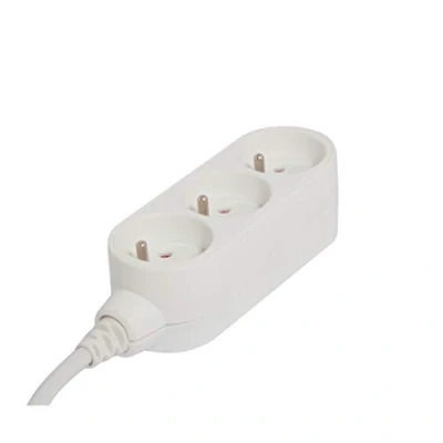Image of Chacon 48838 Power Strip Design Without parafoudre 0.5 m 3 Sockets White