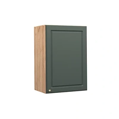 Image of Vicco Wall cabinet Fame Line, Green Gold Country House/Gold power oak, 50 cm