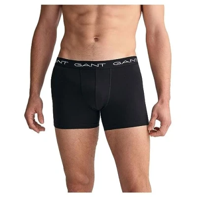 Image of Gant Mens Boxer Brief 3 Pack Black Size Large
