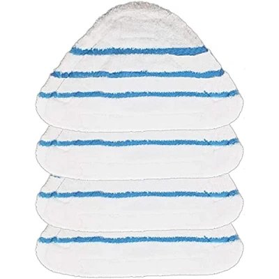 Image of SPARES2GO Washable Microfibre Cover Pads Compatible with Goodmans 10 in 1 Steam Cleaner Mop (Pack of 4)
