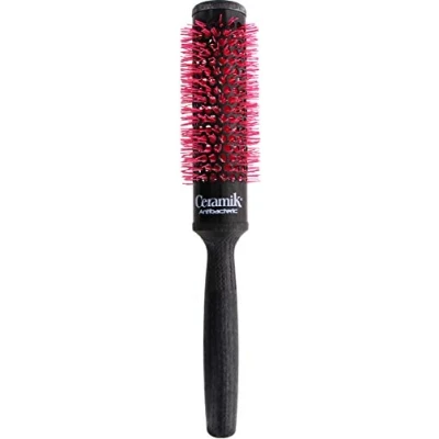 Image of TEK Professional Line Roll Brush with Ceramic Oxygen Treated tube, for Medium Long Hair diameter 30mm