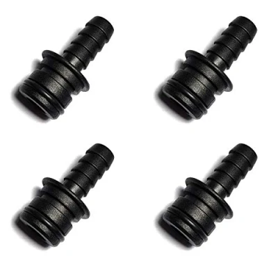 Image of Surgeflo Quad Port Fittings for Water System Pump (3/8&quot; Hose Barb Straight)