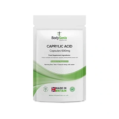 Image of Caprylic Acid 600mg Capsules Coconut Fatty (120)