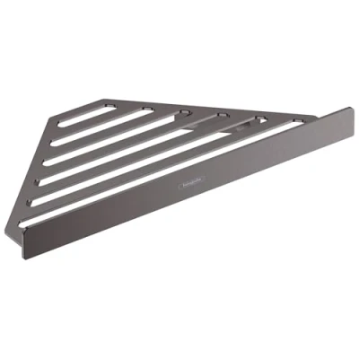 Image of hansgrohe AddStoris Corner basket, brushed black chrome, 41741340