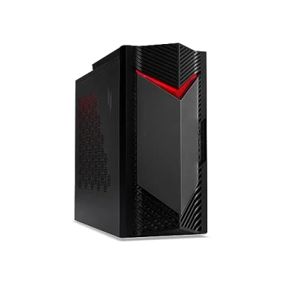 Image of Acer NITRO 50 N50 650 Gaming Desktop Intel Core i5 13400F, 16GB, 512GB SSD, Nvidia RTX 3050, No Display, Windows 11, Black