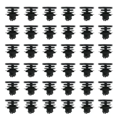 Image of ECSiNG 50pcs Car Interior Door Panel Clips Trim Fasteners Plastic 3B0868243 Compatible with VW Golf / MK4 Bora Parts Fittings Cards