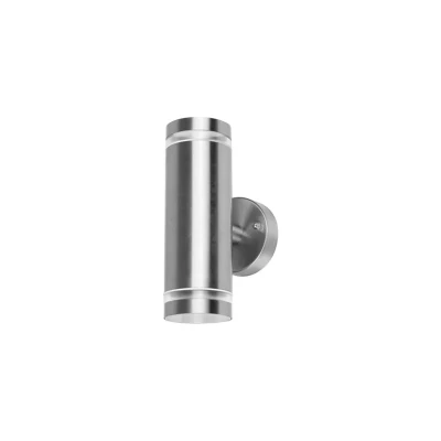 Image of Outdoor Stainless Steel GU10 Up/Down Wall Light Integral LED