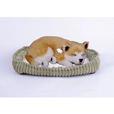 Image of Perfect Petzzz Shiba, The Original Breathing Pet Puppy New Huggable Soft Version Plush Toy Gift Bundle