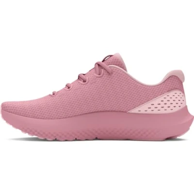 Image of Under Armour Womens Ua W Charged Surge 4 Running Shoe, Pink Elixir Prime Elixir, UK