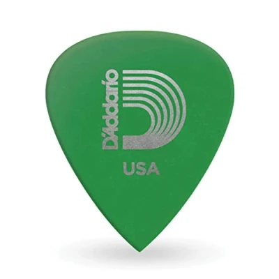 Image of Planet Waves 6DGN4 25 .85mm Duralin Precision Medium Picks Green (Pack of 25)