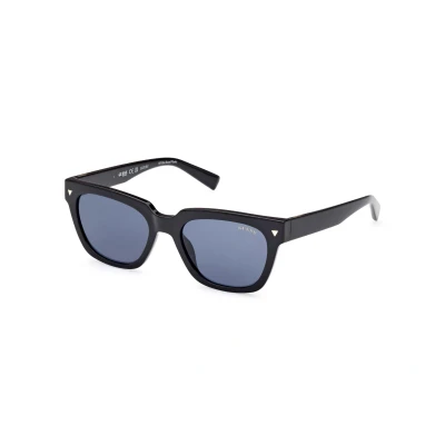Image of Guess Unisex Sunglasses, Size: 53, Shiny black