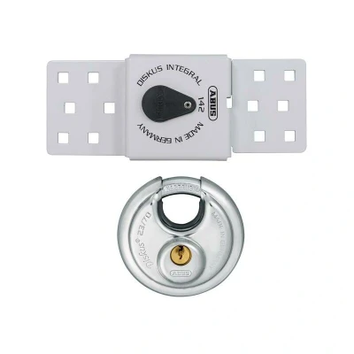 Image of ABUS Mechanical 142 Series Sliding Door Van Lock &amp; 23/70mm Diskus Padlock