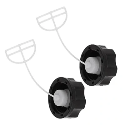 Image of NC 2pcs Universal Fuel tank Cap,Radiator Cap For coolant expansion 43cc 52cc Etc Strimmer Hedge Trimmer, Black+white
