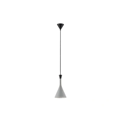 Image of Lindby Modern hanging lamp Flynn, concrete grey