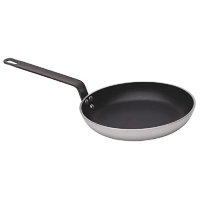 Image of MasterClass Non Stick Frying Pan, Round Aluminium Frypan, Heavy Duty Oven Safe Ultra Double Layer and Superior Heat Distibution, 24cm(9.5&quot;)