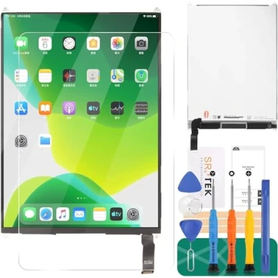 Image of SRJTEK Parts Replacement LCD Display Screen for iPad Mini 7.9&quot; A1432 A1455 A1454 Touch Digitizer Panel Repair Kits(Black)