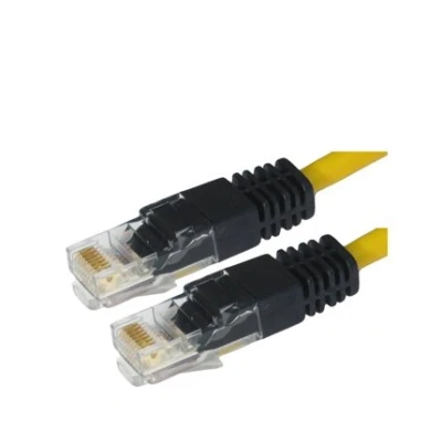 Image of Cable Core Crossover Cat 5e Ethernet Network RJ45 Yellow 3 Metres