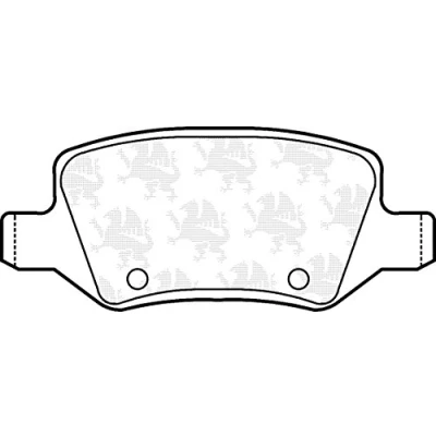 Image of 1684200420, 1694200420, 1694201120, 1694201420, 1694201720 Brake pad set QUINTON HAZELL BP1249 excl. wear warning contact MERCEDES BENZ: A Class