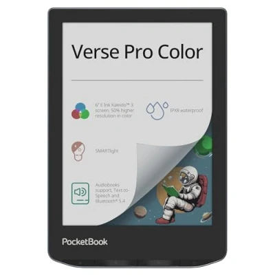 Image of POCKETBOOK Ebook Verse Pro Color 634 6 E Ink Kaleido 3 16GB Wi Fi Stormy Sea