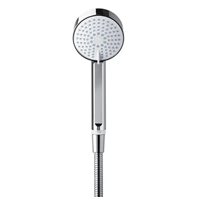 Image of Mira Showers Beat Showerhead Handheld 4 Spray Shower Head 90 MM Chrome 2.1703.012
