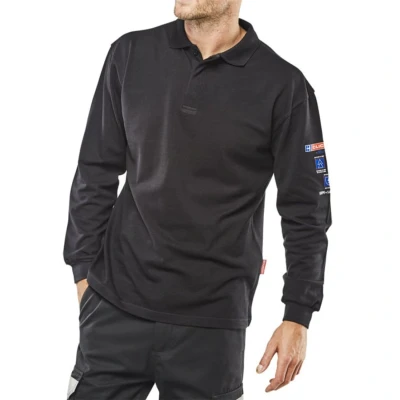 Image of CLICK ARC COMPLIANT POLO NAVY 4XL