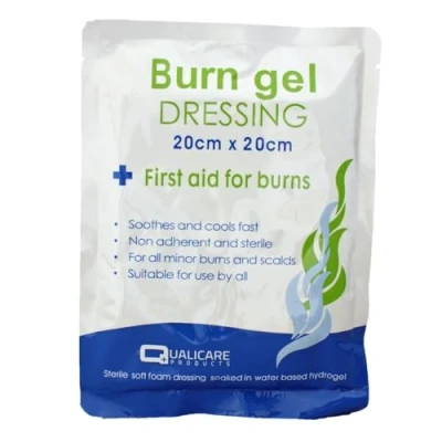 Image of First Aid Burn Gel Dressing 20cm x Large Size Emergency Burncare for Scolds &amp; Burns