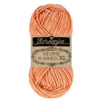 Image of Scheepjes Stone Washed XL 856 Coral Yarn 1x50g