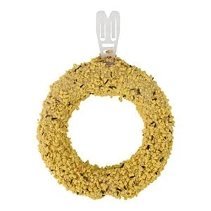 Image of Millet and Egg Bird Treat Rings (3 x 70g Packets) suitable for budgies, cockatiels, parakeets etc