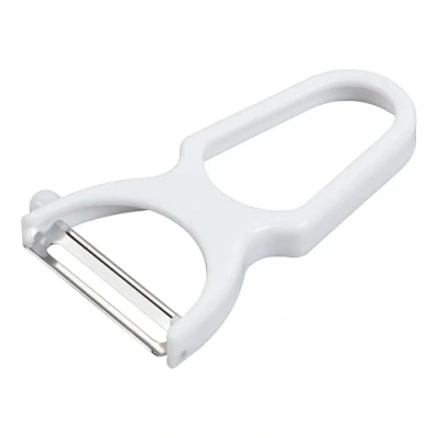 Image of Chef Aid Speed Peeler, Quick and Easy Swivel Peeler with double edged Steel peeling blade Plastic grip handle for comfort while in use, BPA Free Dishwasher Safe