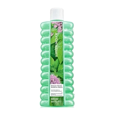 Image of Avon Senses Bubble Bath 500ml (Water Mint Water &amp; Cucumber)