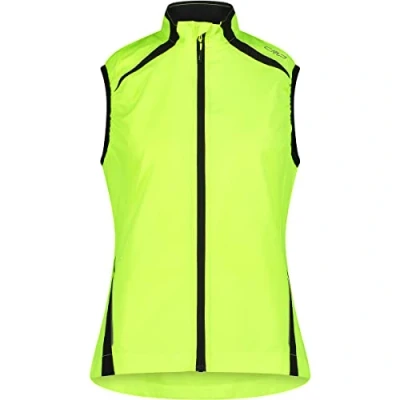Image of CMP Women&#039;s Unlimitech Lightweight Windproof Vest, womens, 3C89576T, Yellow Neon, 44