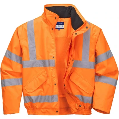 Image of Portwest Hi Vis Breathable Mesh Lined Jacket, Color: Orange , Size: L, RT62ORRL