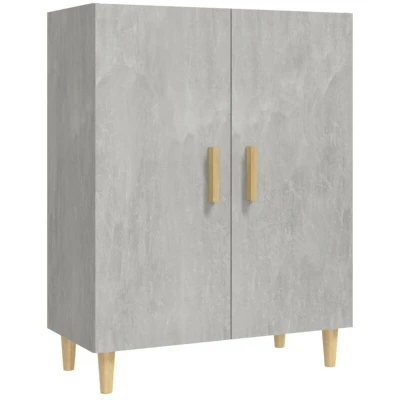 Image of vidaXL Sideboard Concrete Grey 70x34x90 cm Engineered Wood