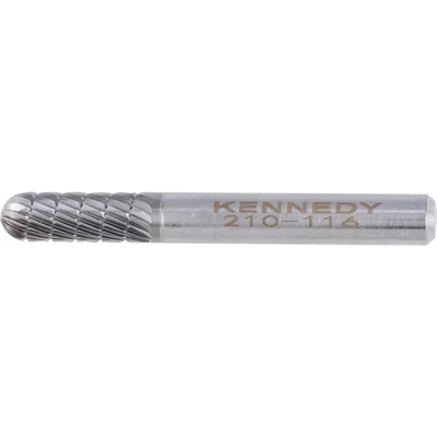 Image of Kennedy 6X18MM Cylindrical Carbide Ball Nose Burr Cut 9