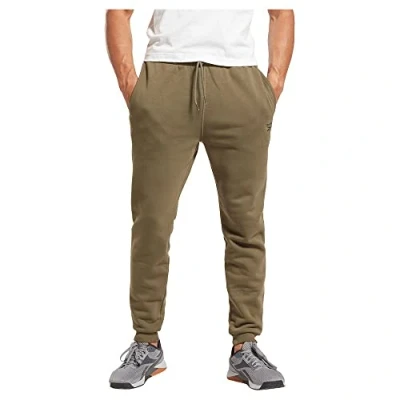 Image of Reebok Men&#039;s Identity Fleece Sweatpants, Army Green/Army Green, S