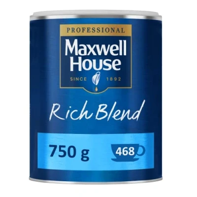Image of Maxwell House Rich Blend Instant Coffee 6 x 750g Tin
