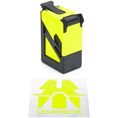Image of WRAPGRADE Skin Compatible with DJI FPV One Battery (NEON YELLOW)