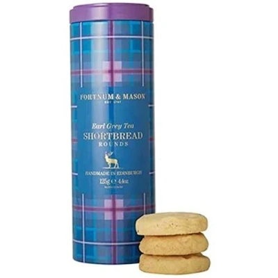 Image of FORTNUM &amp; MASON, Fortnum’s Earl Grey Shortbread Rounds, 125g