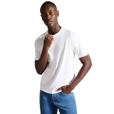 Image of Ted Baker Regular Fit Tywinn Mens White T Shirt Cotton Size X Large