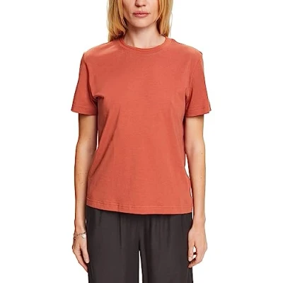 Image of Esprit Basic Tshirt, Women&#039;s, Size: XS, Terracotta new