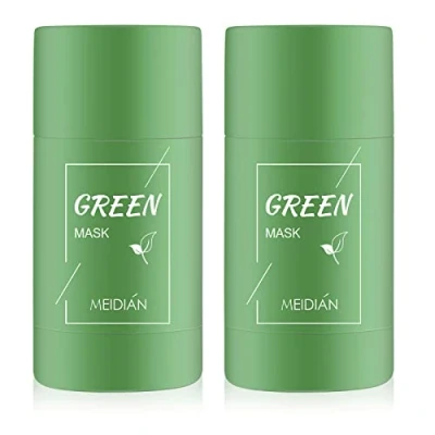Image of Green Tea Purifying Clay Mask, Face Mask,Blackhead Peel Off Mask Stick Facial Moisturizes Oil Control, Deep Clean Pore, Improves Skin, for Women Men All Skin Types